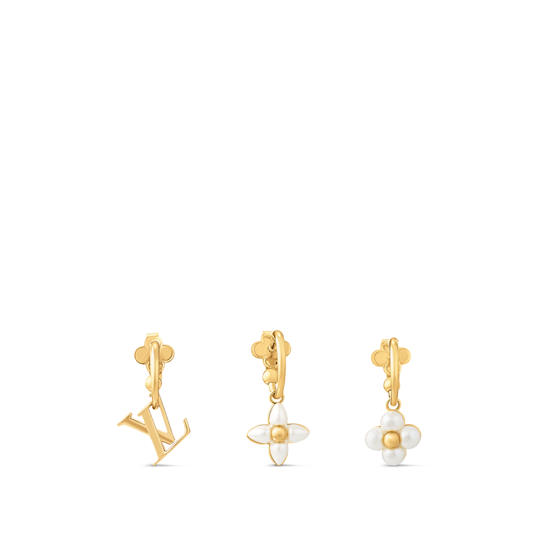 Louis vuitton gold on sale earrings